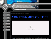 Tablet Screenshot of modernstampedconcrete.com